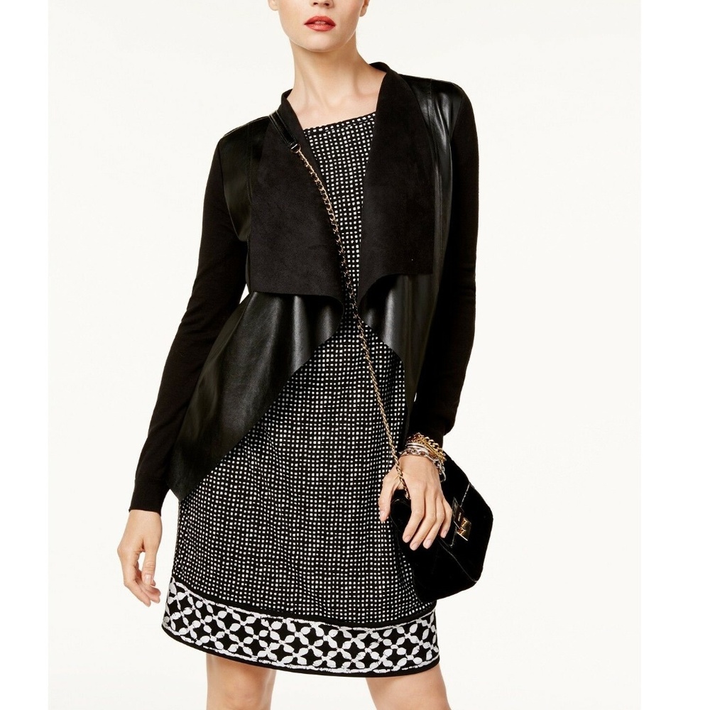 Michael Kors Women's Long-Sleeve Graphic-Print - Picture 3 of 6